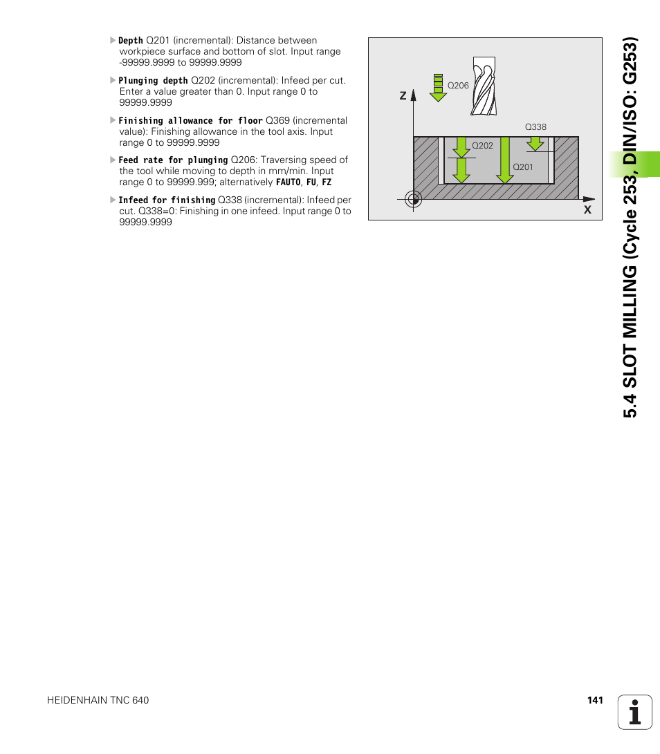 HEIDENHAIN TNC 640 (34059x-01) Cycle programming User Manual | Page 141 / 549