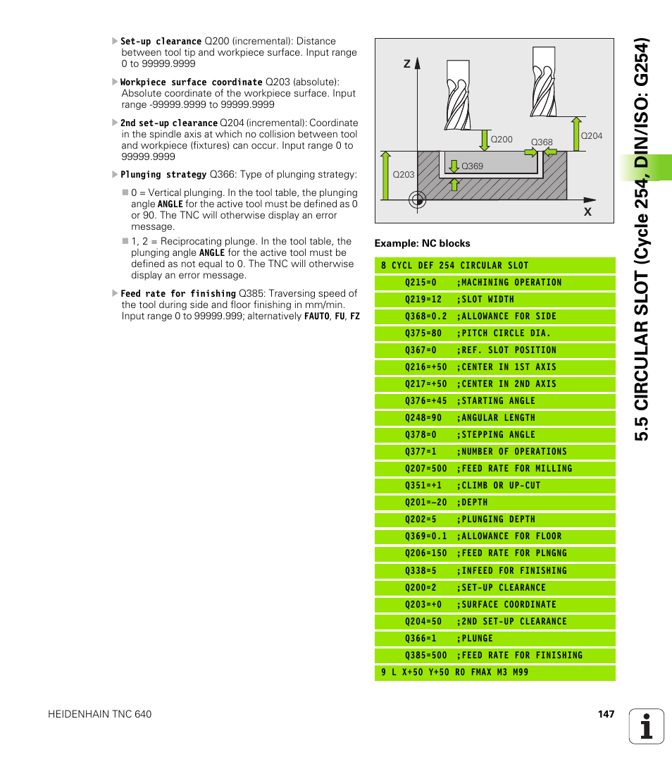 HEIDENHAIN TNC 640 (34059x-01) Cycle programming User Manual | Page 147 / 549