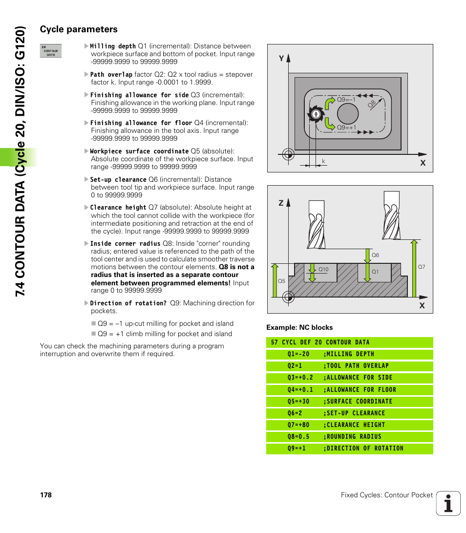 Cycle parameters | HEIDENHAIN TNC 640 (34059x-01) Cycle programming User Manual | Page 178 / 549