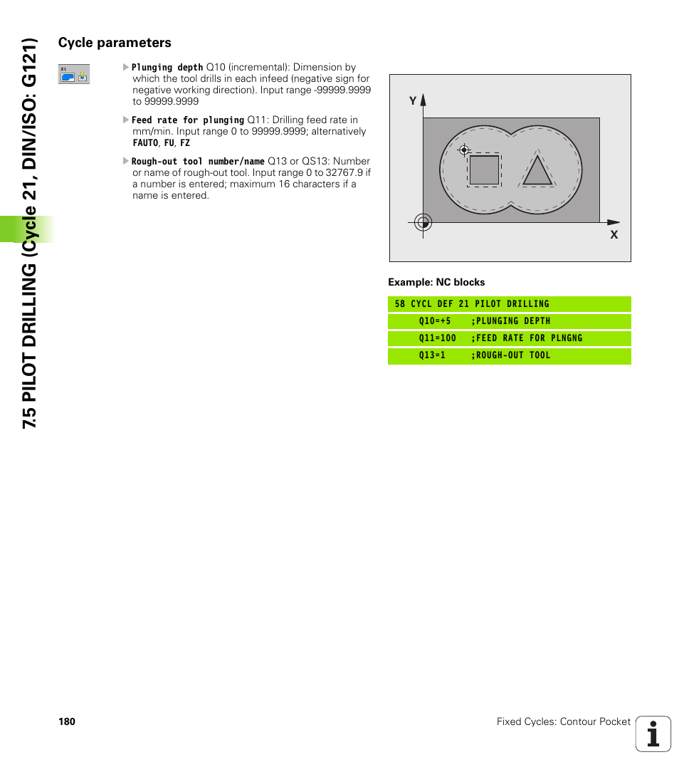Cycle parameters | HEIDENHAIN TNC 640 (34059x-01) Cycle programming User Manual | Page 180 / 549