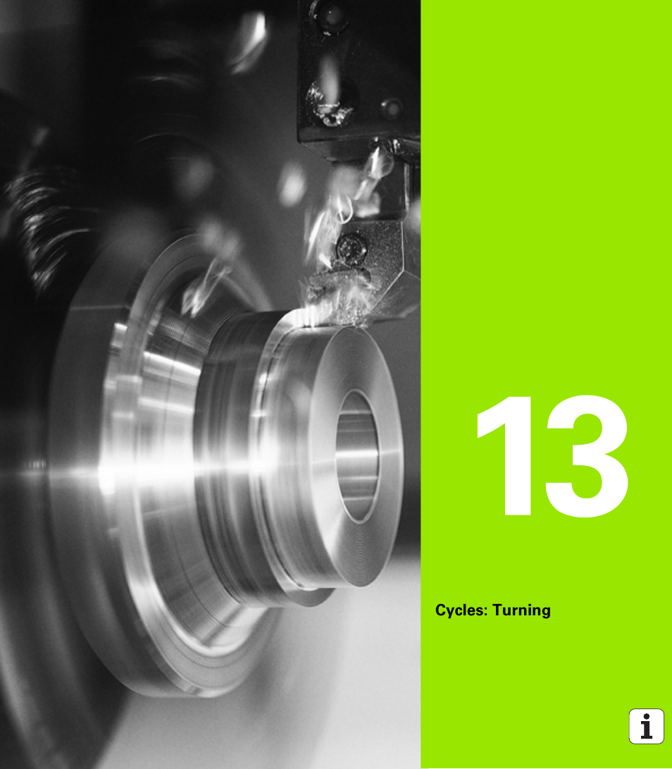 Cycles: turning, 13 cycles: turning | HEIDENHAIN TNC 640 (34059x-01) Cycle programming User Manual | Page 279 / 549
