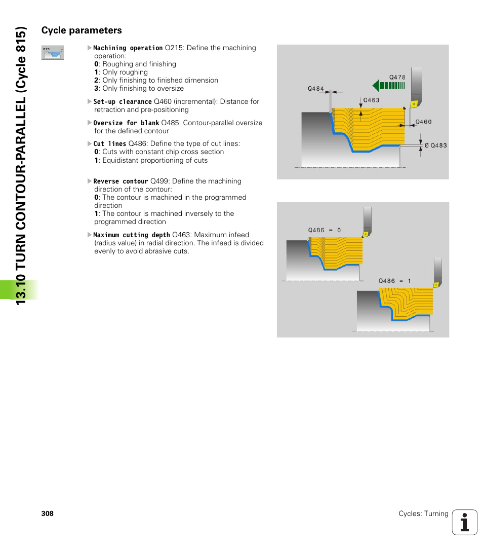 Cycle parameters | HEIDENHAIN TNC 640 (34059x-01) Cycle programming User Manual | Page 308 / 549