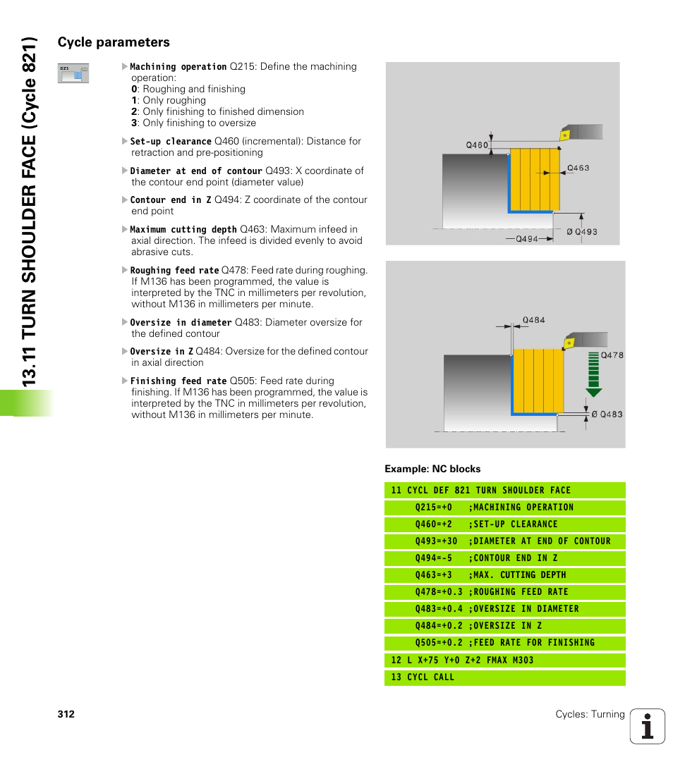 Cycle parameters | HEIDENHAIN TNC 640 (34059x-01) Cycle programming User Manual | Page 312 / 549