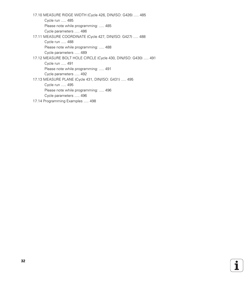 HEIDENHAIN TNC 640 (34059x-01) Cycle programming User Manual | Page 32 / 549
