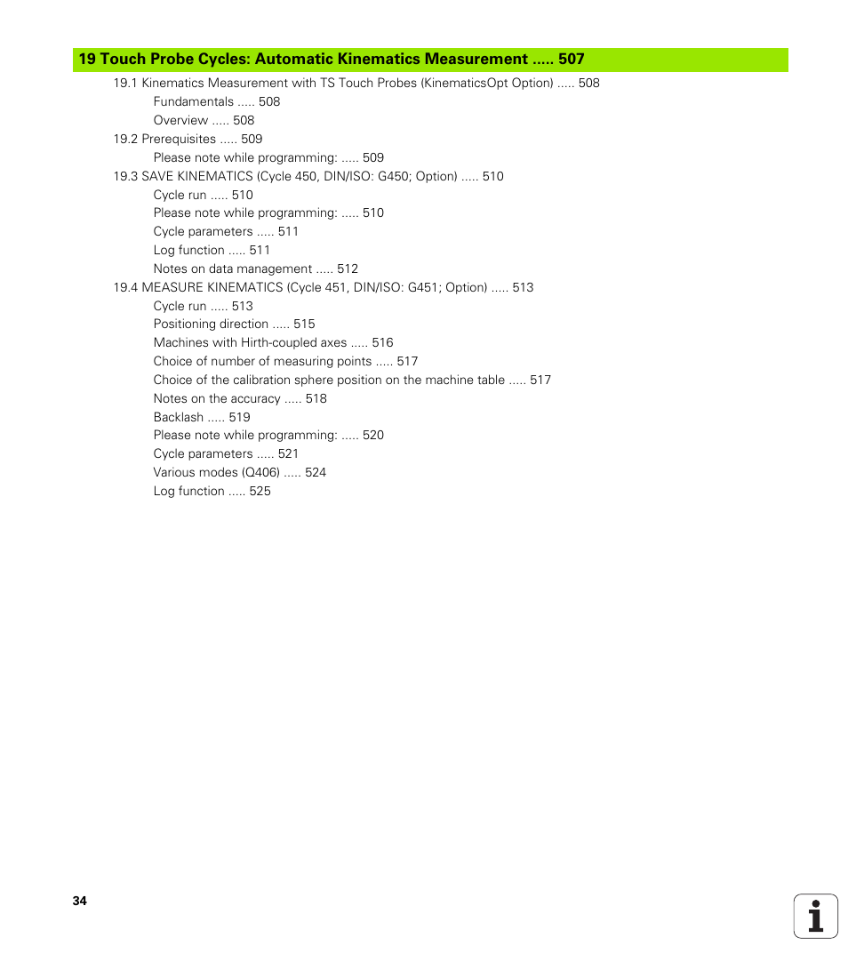 HEIDENHAIN TNC 640 (34059x-01) Cycle programming User Manual | Page 34 / 549