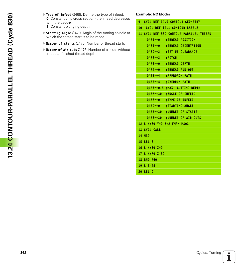 HEIDENHAIN TNC 640 (34059x-01) Cycle programming User Manual | Page 362 / 549