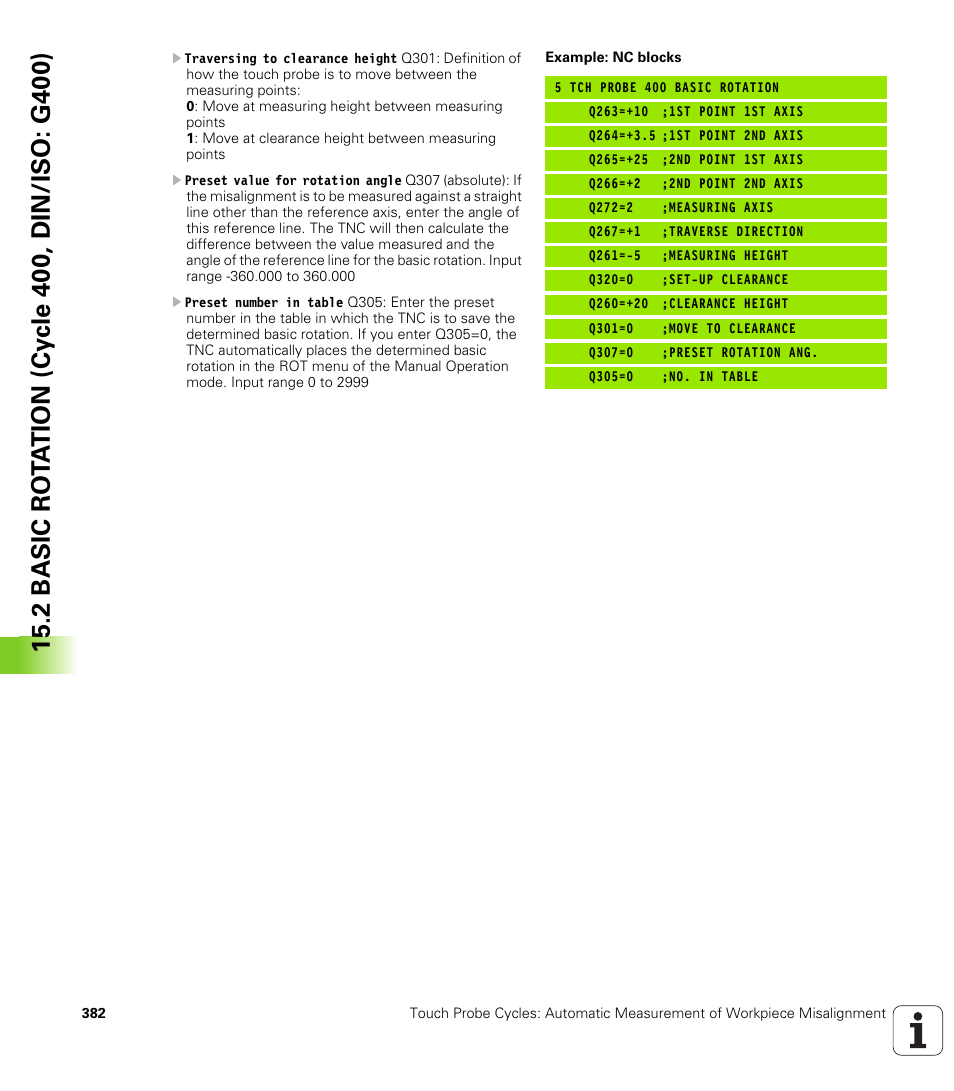HEIDENHAIN TNC 640 (34059x-01) Cycle programming User Manual | Page 382 / 549