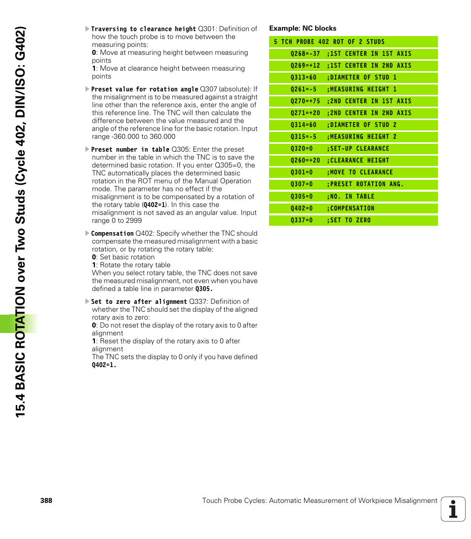 HEIDENHAIN TNC 640 (34059x-01) Cycle programming User Manual | Page 388 / 549