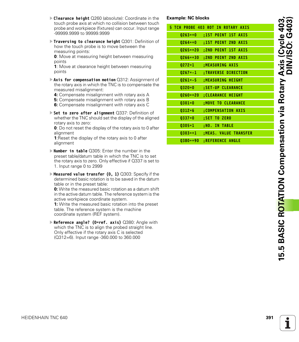 HEIDENHAIN TNC 640 (34059x-01) Cycle programming User Manual | Page 391 / 549