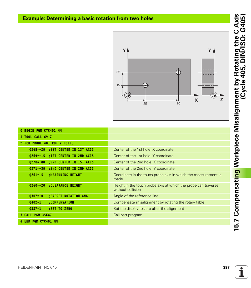 HEIDENHAIN TNC 640 (34059x-01) Cycle programming User Manual | Page 397 / 549