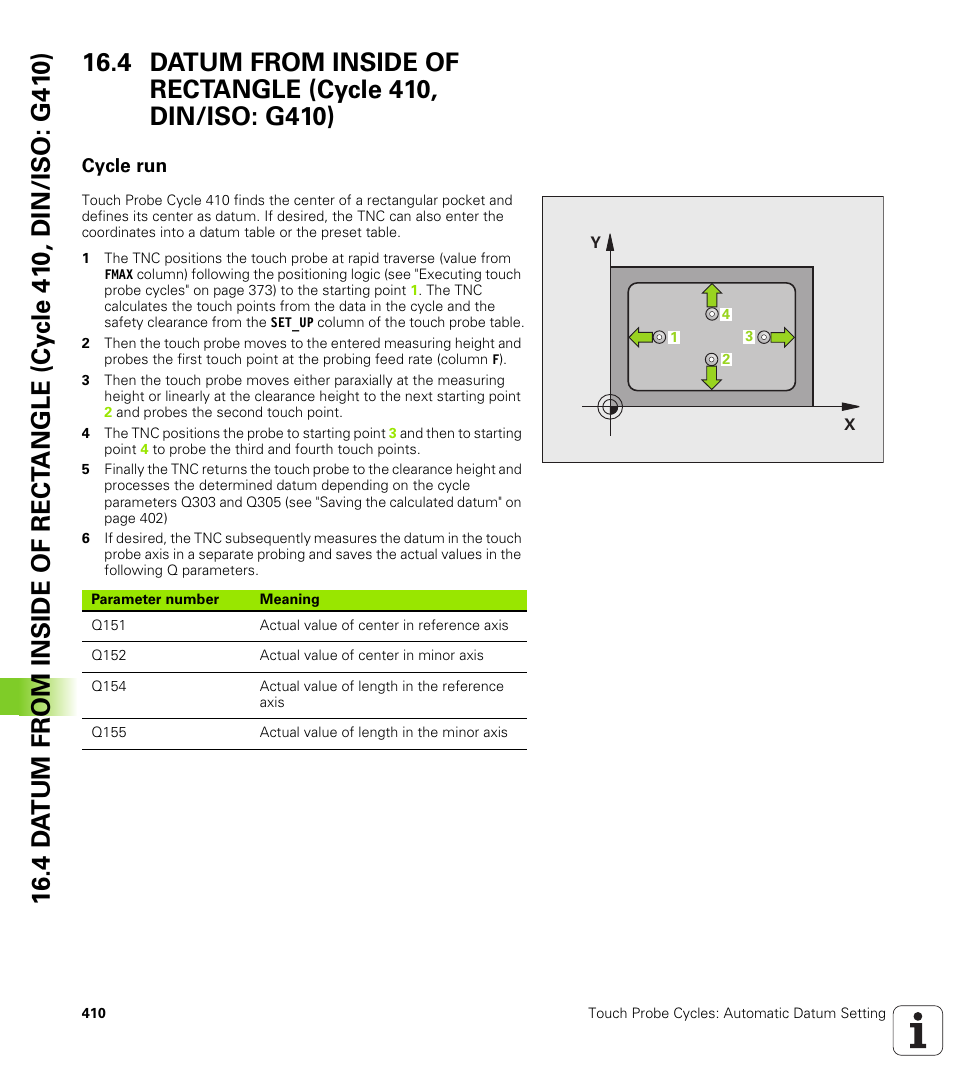 Cycle run | HEIDENHAIN TNC 640 (34059x-01) Cycle programming User Manual | Page 410 / 549