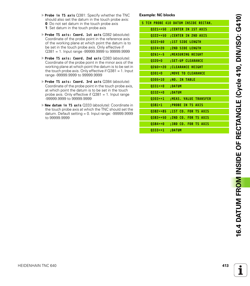 HEIDENHAIN TNC 640 (34059x-01) Cycle programming User Manual | Page 413 / 549