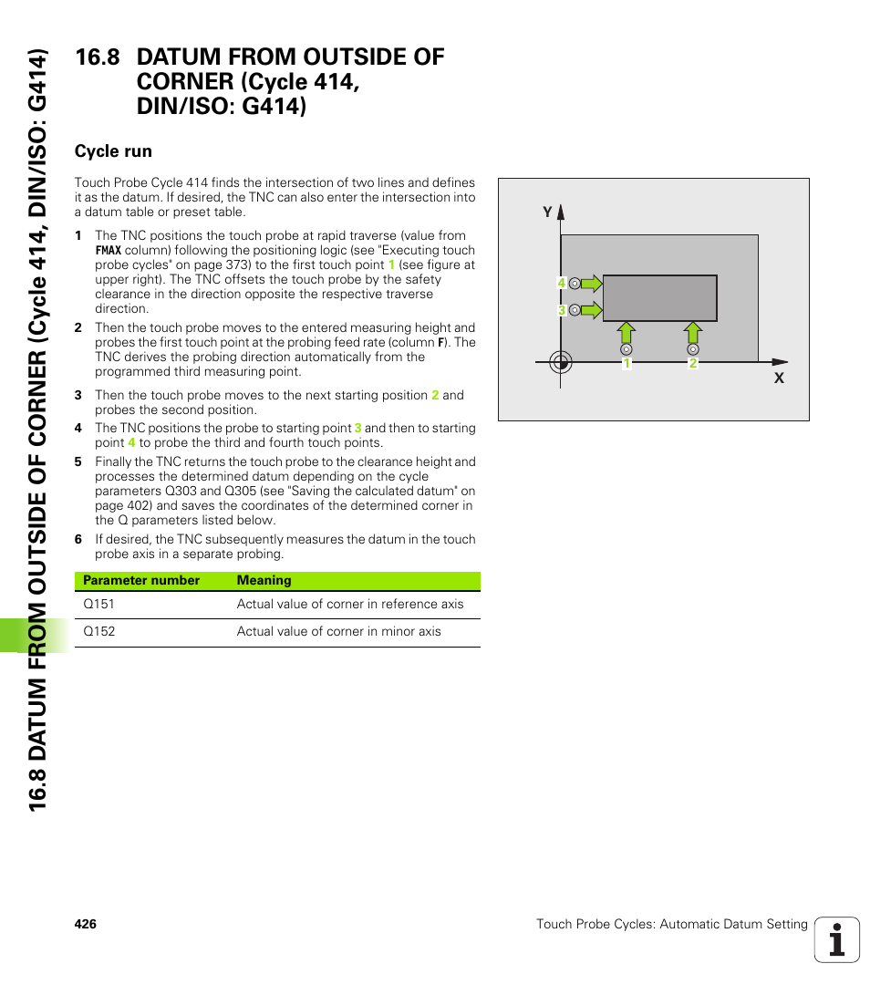 Cycle run | HEIDENHAIN TNC 640 (34059x-01) Cycle programming User Manual | Page 426 / 549