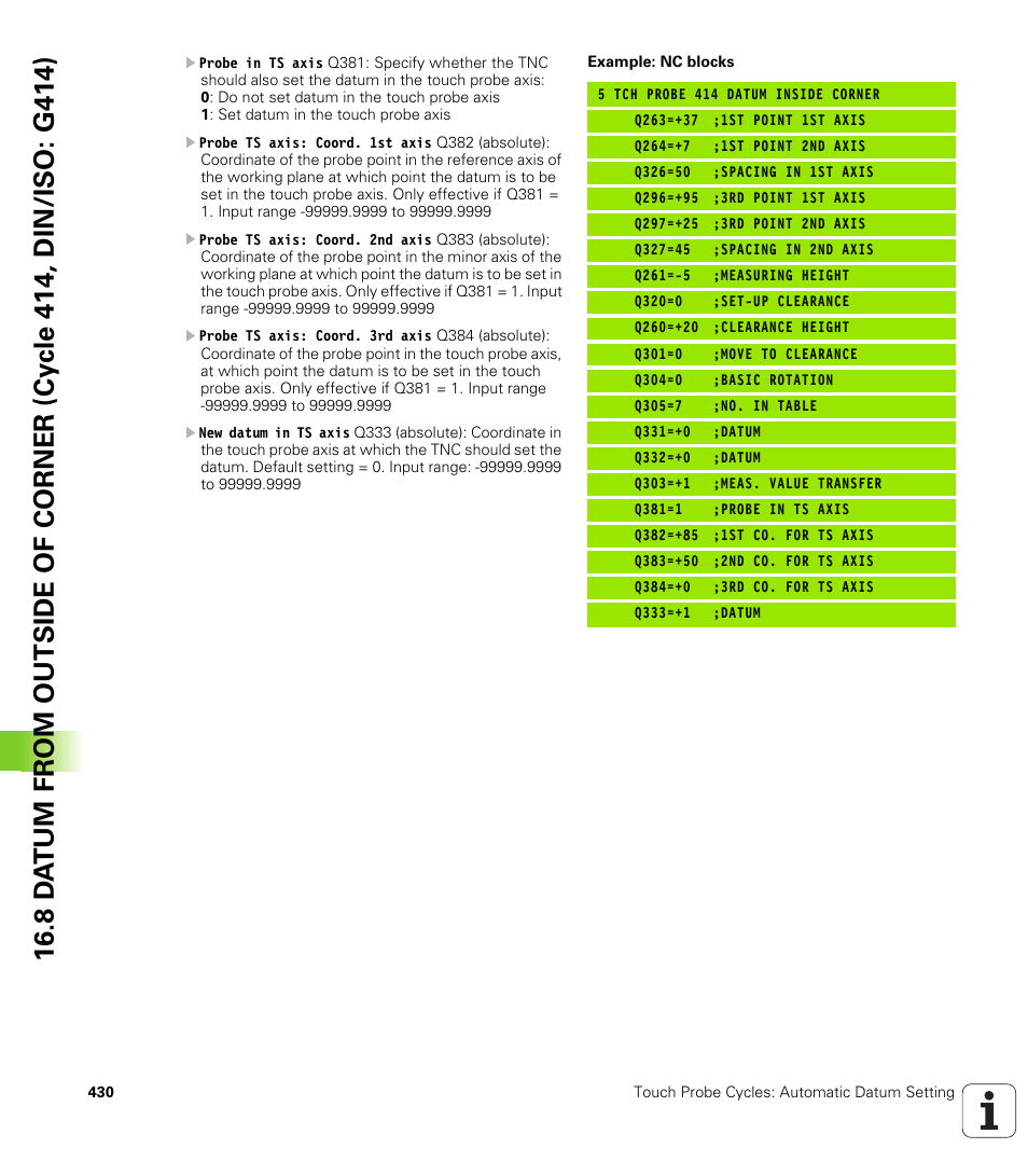 HEIDENHAIN TNC 640 (34059x-01) Cycle programming User Manual | Page 430 / 549