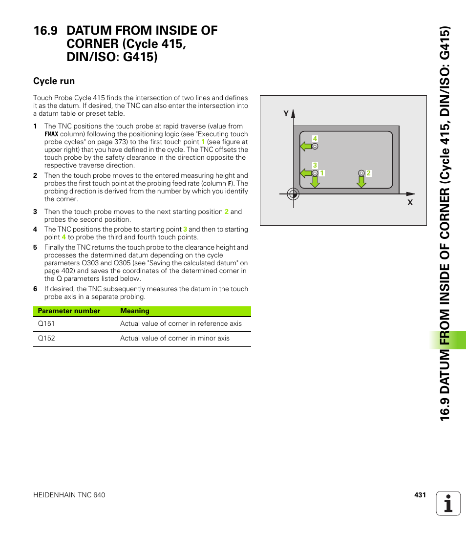 Cycle run | HEIDENHAIN TNC 640 (34059x-01) Cycle programming User Manual | Page 431 / 549