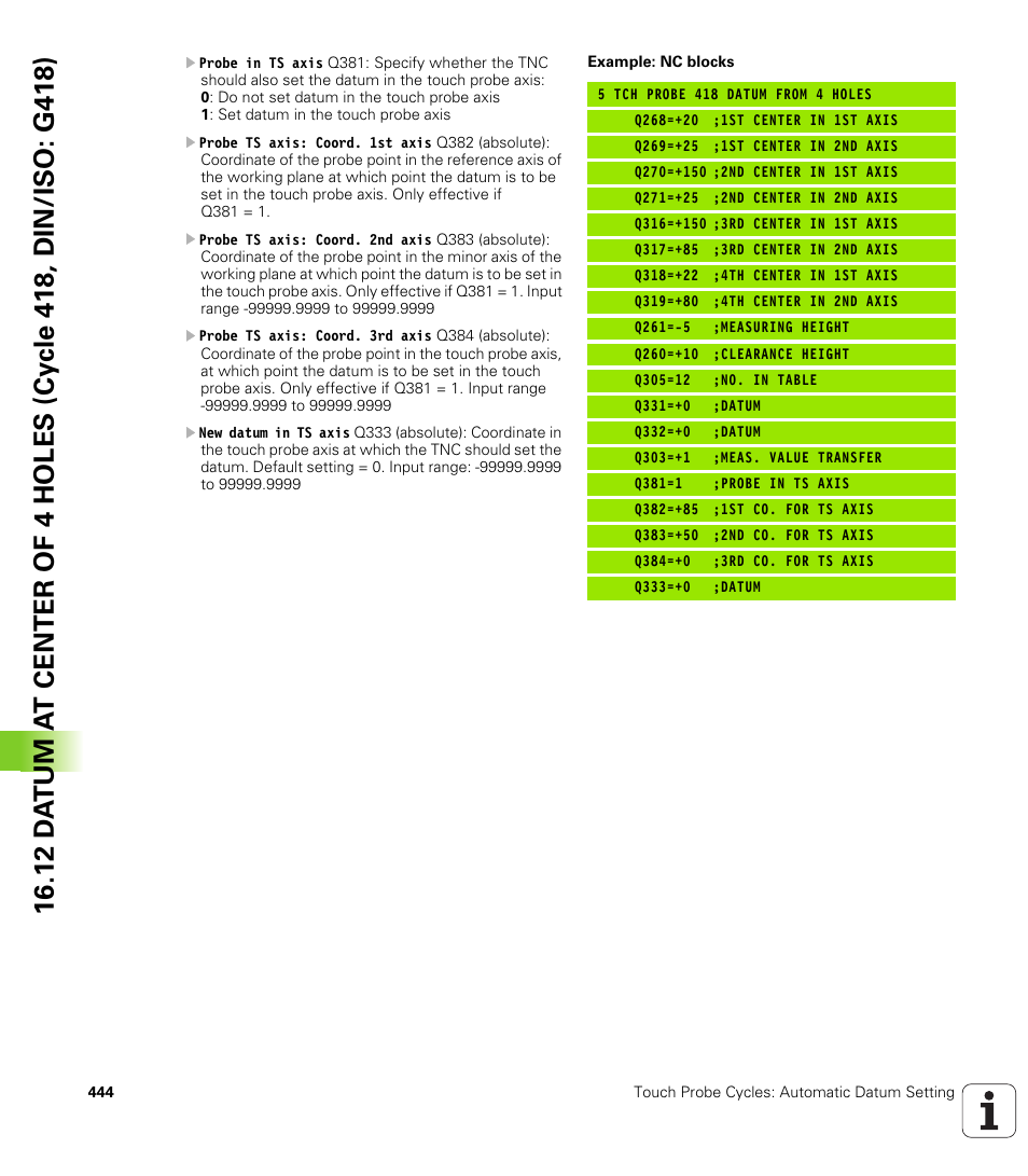 HEIDENHAIN TNC 640 (34059x-01) Cycle programming User Manual | Page 444 / 549