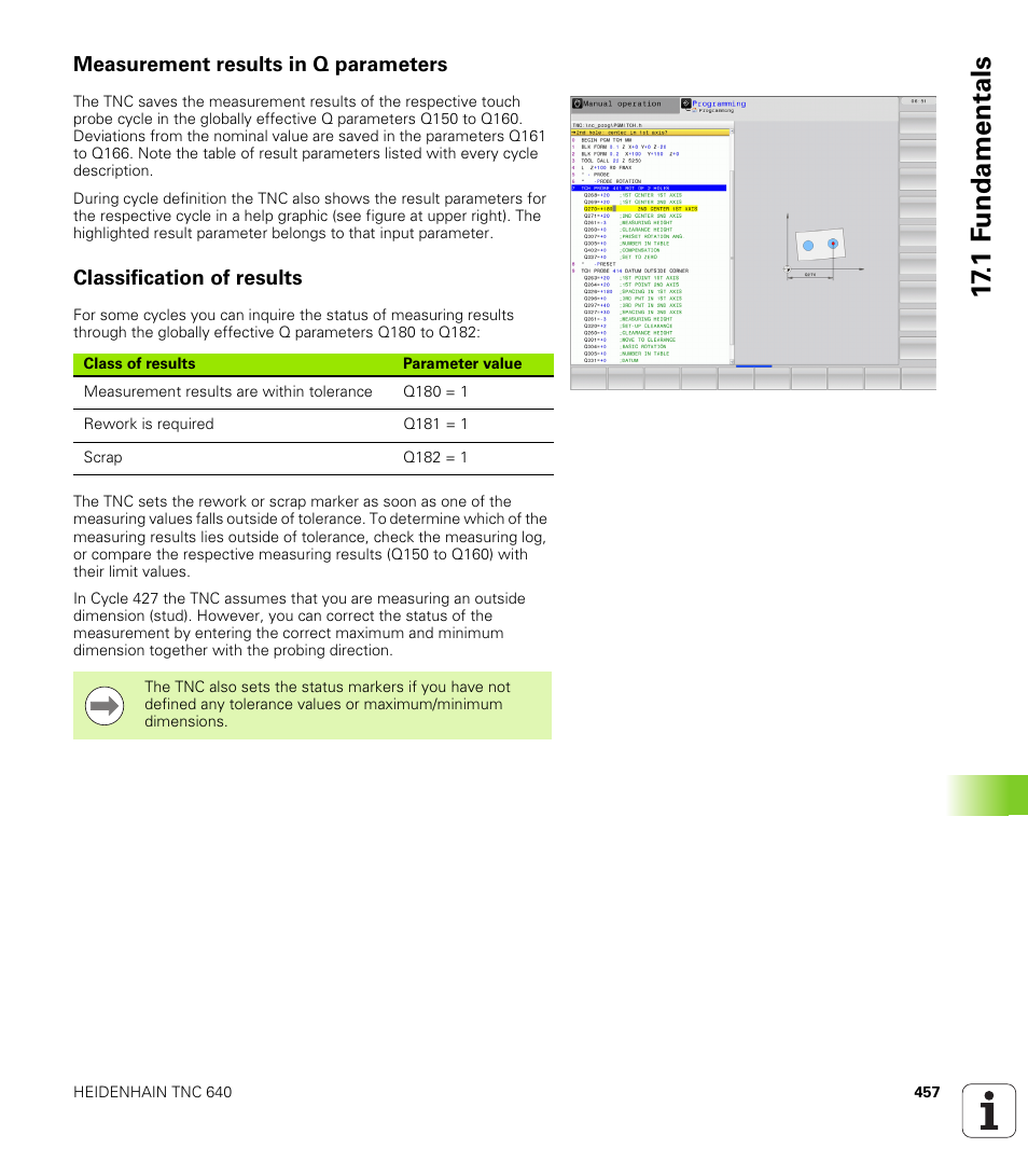 Measurement results in q parameters, Classification of results, 1 f undamentals | HEIDENHAIN TNC 640 (34059x-01) Cycle programming User Manual | Page 457 / 549