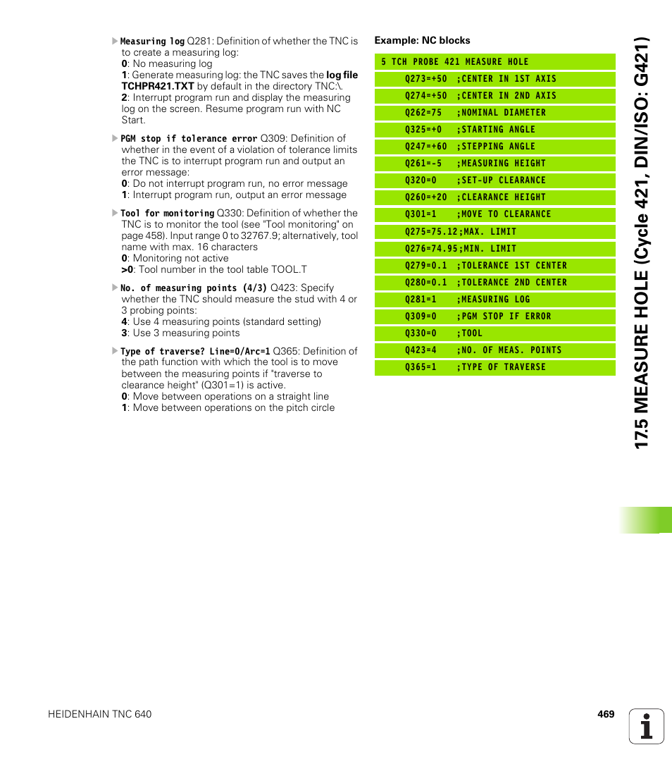 HEIDENHAIN TNC 640 (34059x-01) Cycle programming User Manual | Page 469 / 549