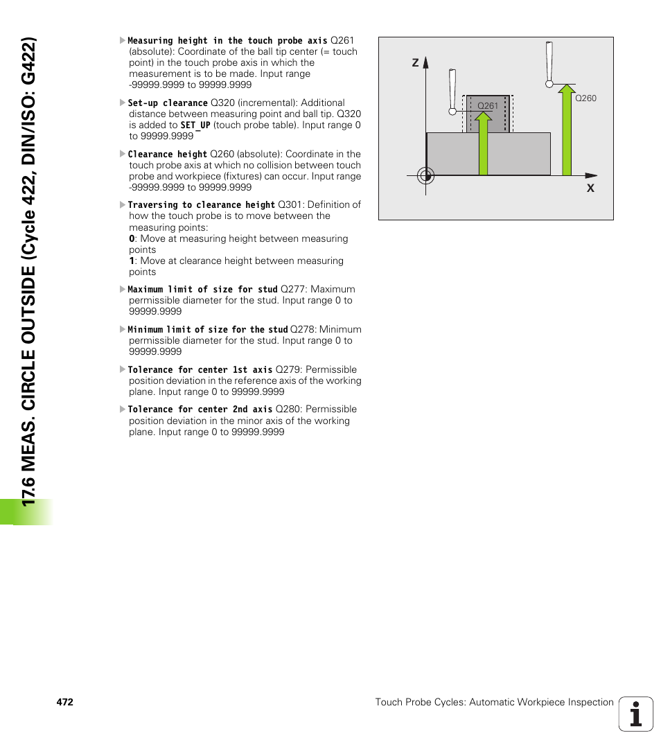 HEIDENHAIN TNC 640 (34059x-01) Cycle programming User Manual | Page 472 / 549