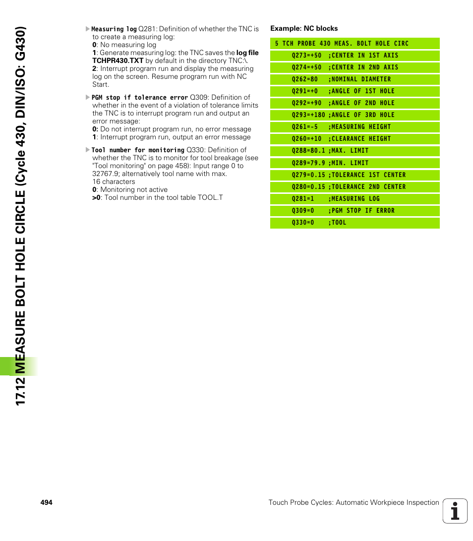 HEIDENHAIN TNC 640 (34059x-01) Cycle programming User Manual | Page 494 / 549