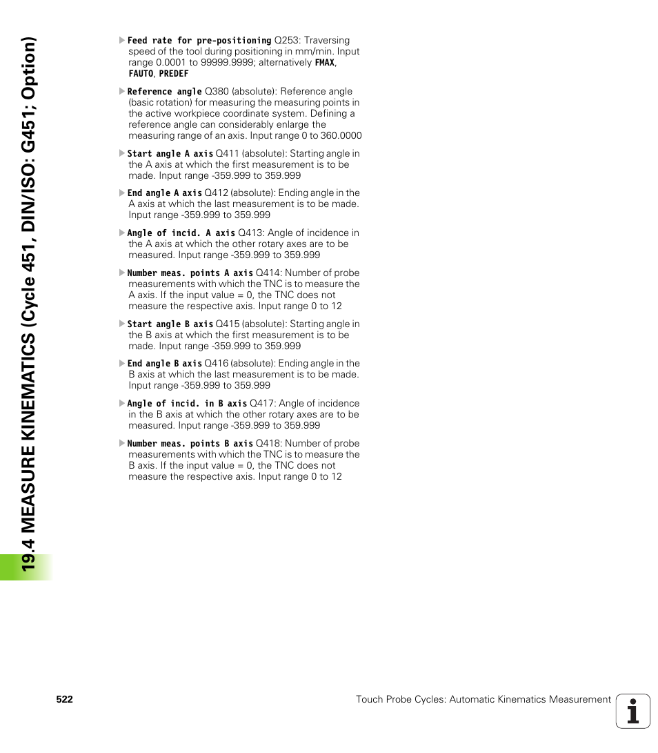 HEIDENHAIN TNC 640 (34059x-01) Cycle programming User Manual | Page 522 / 549