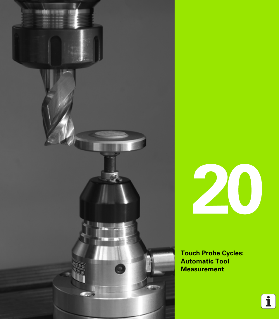 Touch probe cycles: automatic tool measurement, 20 touch probe cycles: automatic tool measurement | HEIDENHAIN TNC 640 (34059x-01) Cycle programming User Manual | Page 527 / 549