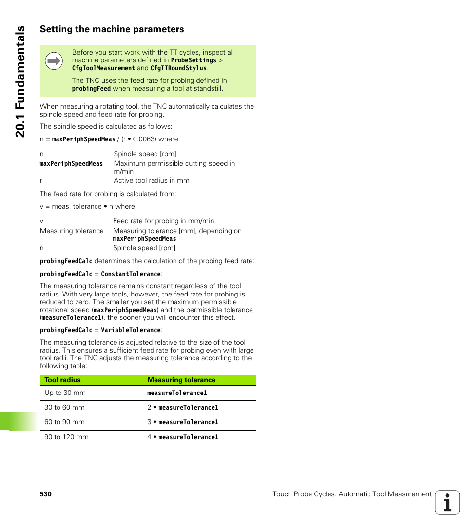 Setting the machine parameters, 1 f undamentals | HEIDENHAIN TNC 640 (34059x-01) Cycle programming User Manual | Page 530 / 549