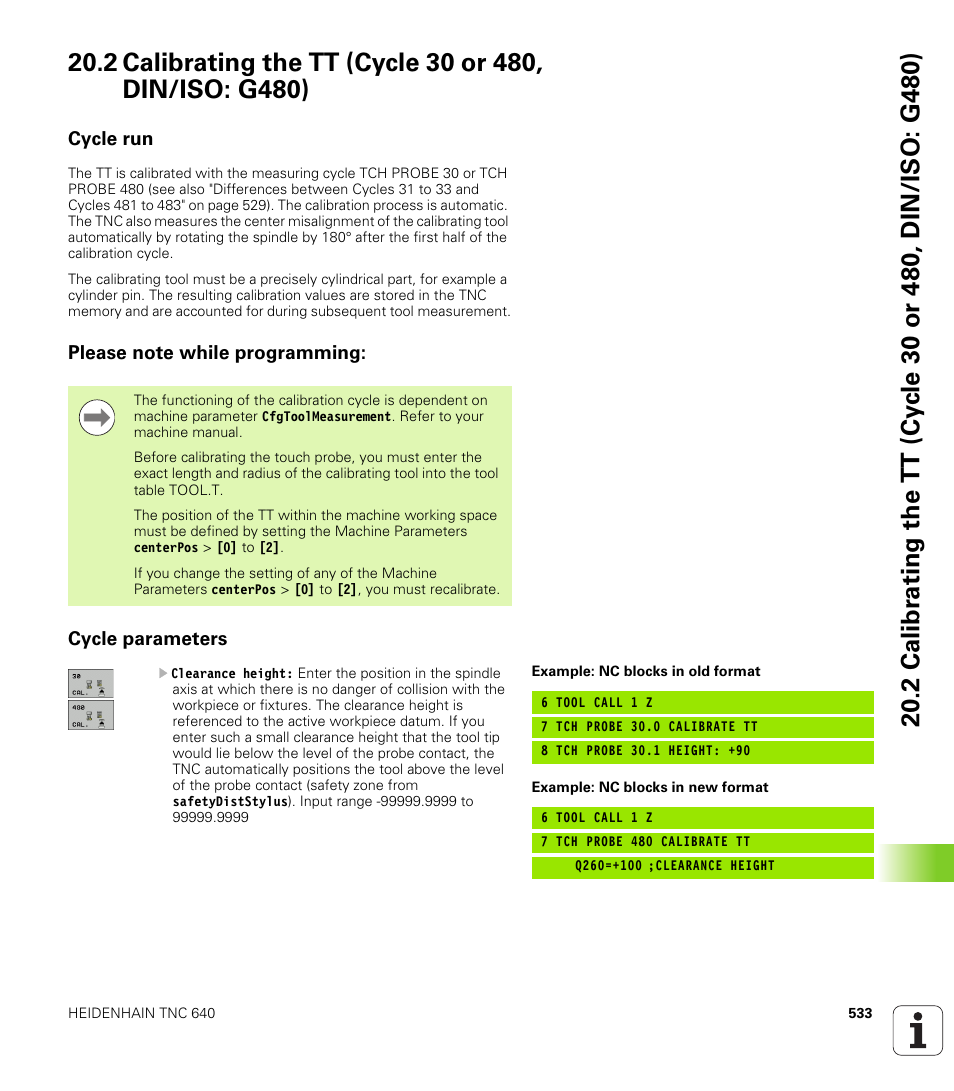 Cycle run, Please note while programming, Cycle parameters | HEIDENHAIN TNC 640 (34059x-01) Cycle programming User Manual | Page 533 / 549