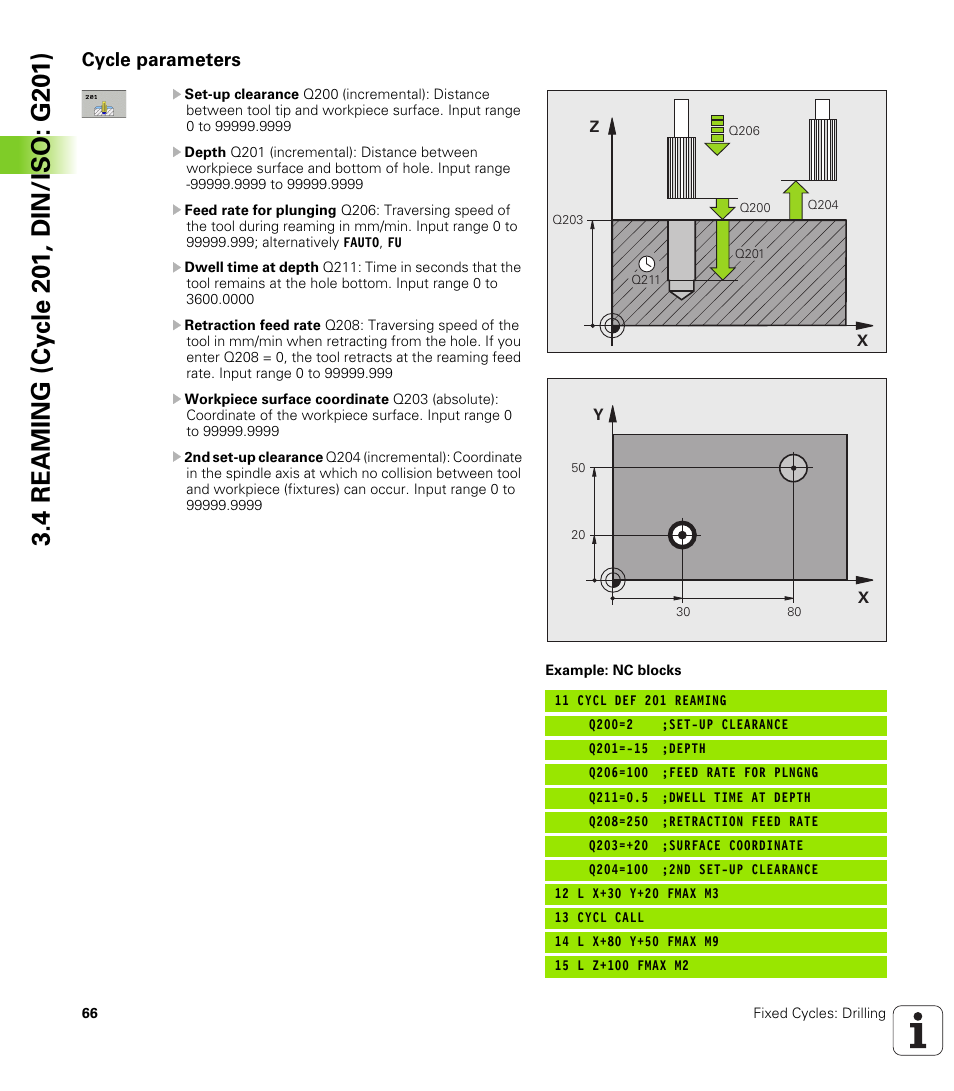 Cycle parameters | HEIDENHAIN TNC 640 (34059x-01) Cycle programming User Manual | Page 66 / 549
