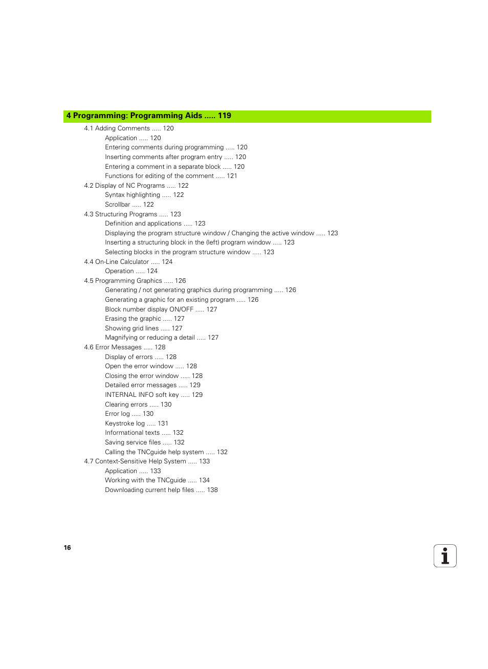 HEIDENHAIN TNC 640 (34059x-01) ISO programming User Manual | Page 16 / 519