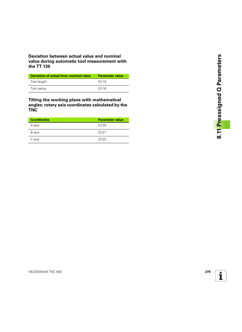 HEIDENHAIN TNC 640 (34059x-01) ISO programming User Manual | Page 279 / 519