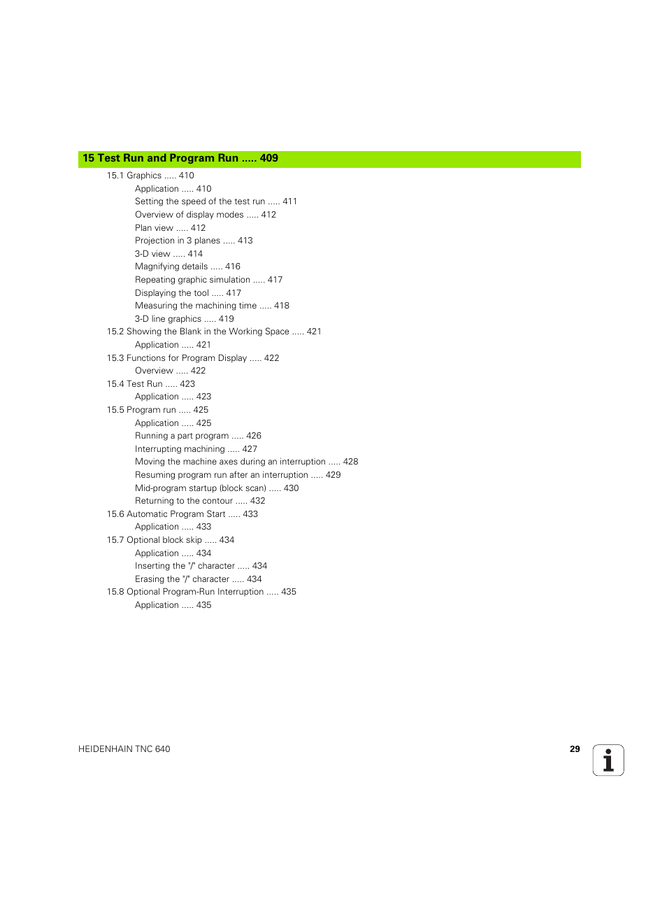 HEIDENHAIN TNC 640 (34059x-01) ISO programming User Manual | Page 29 / 519