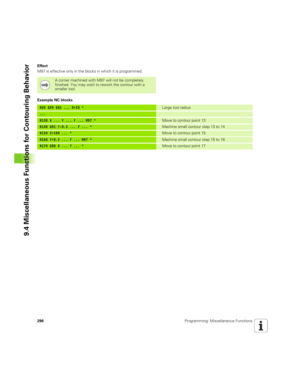 HEIDENHAIN TNC 640 (34059x-01) ISO programming User Manual | Page 296 / 519