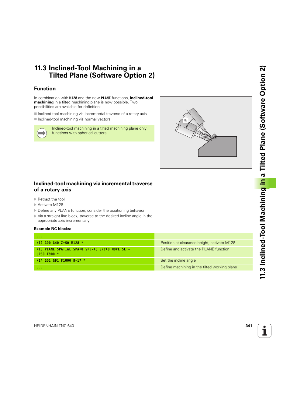 Function | HEIDENHAIN TNC 640 (34059x-01) ISO programming User Manual | Page 341 / 519