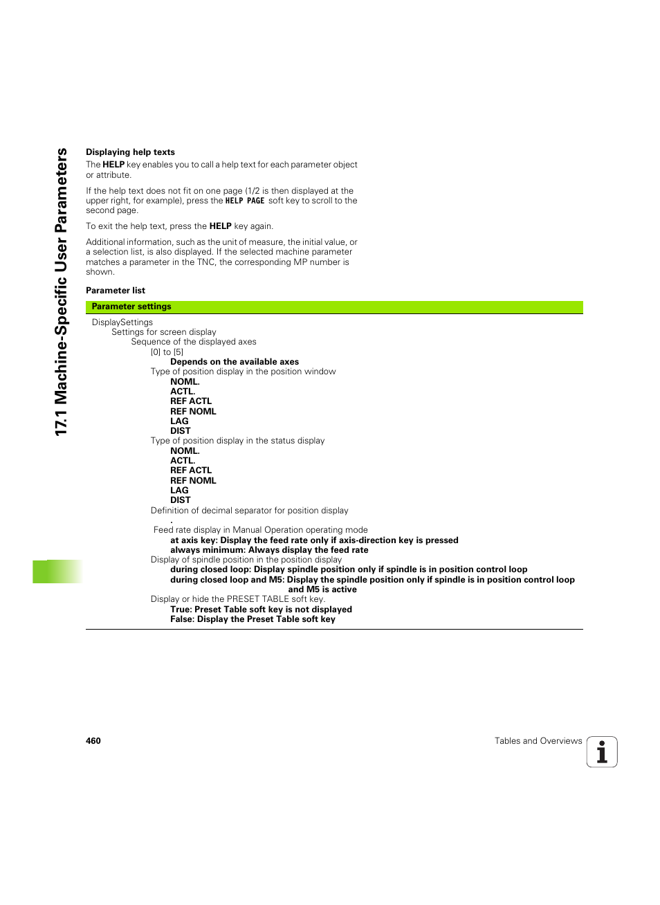 1 mac h ine-specific user p a ra met e rs | HEIDENHAIN TNC 640 (34059x-01) ISO programming User Manual | Page 460 / 519