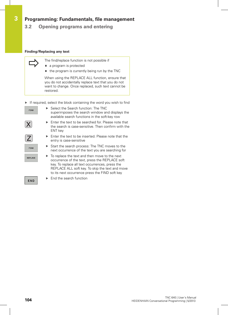 HEIDENHAIN TNC 640 (34059x-02) User Manual | Page 104 / 662