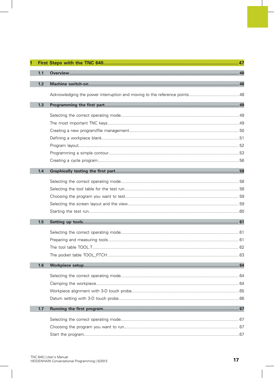 HEIDENHAIN TNC 640 (34059x-02) User Manual | Page 17 / 662