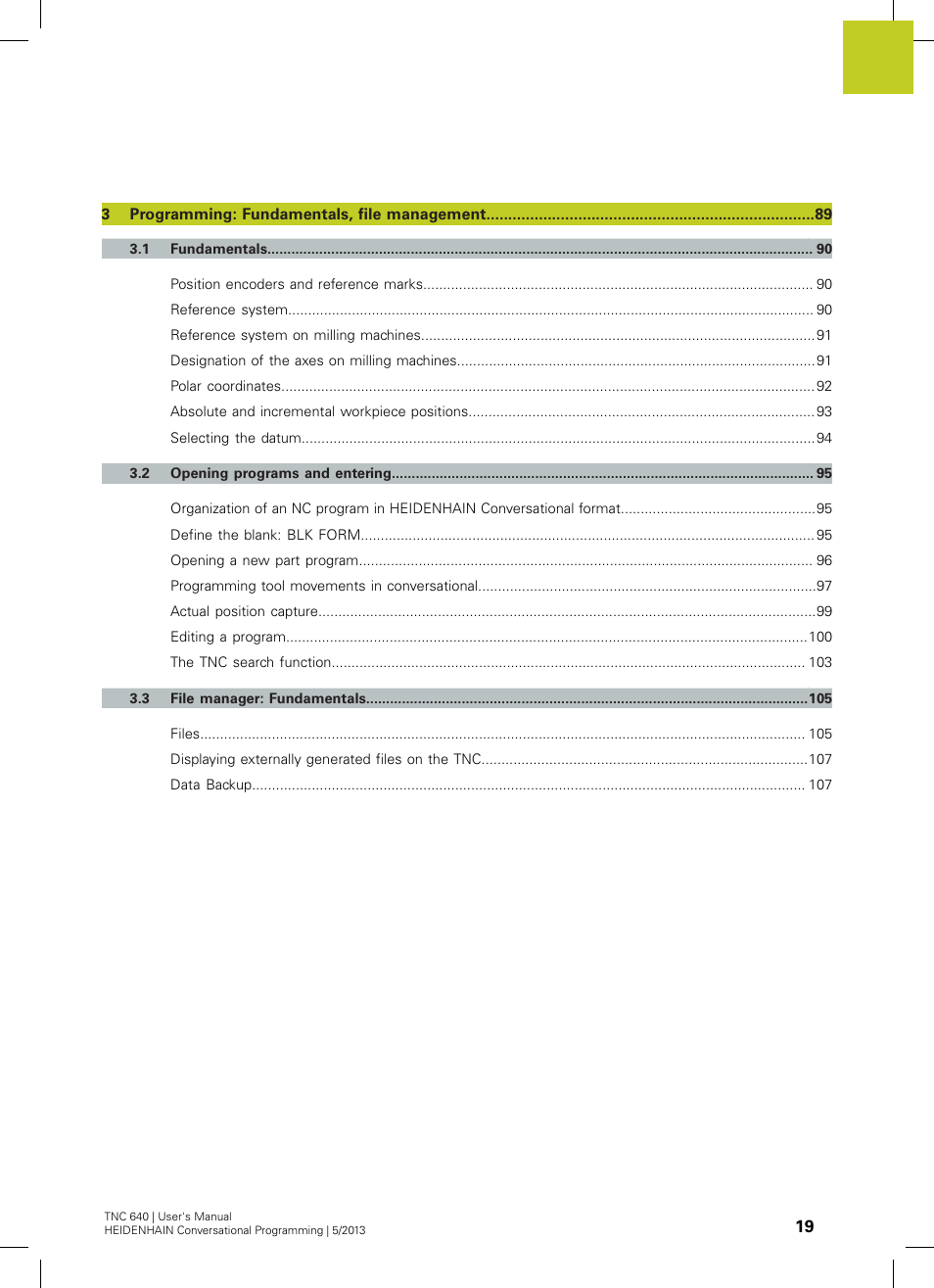 HEIDENHAIN TNC 640 (34059x-02) User Manual | Page 19 / 662