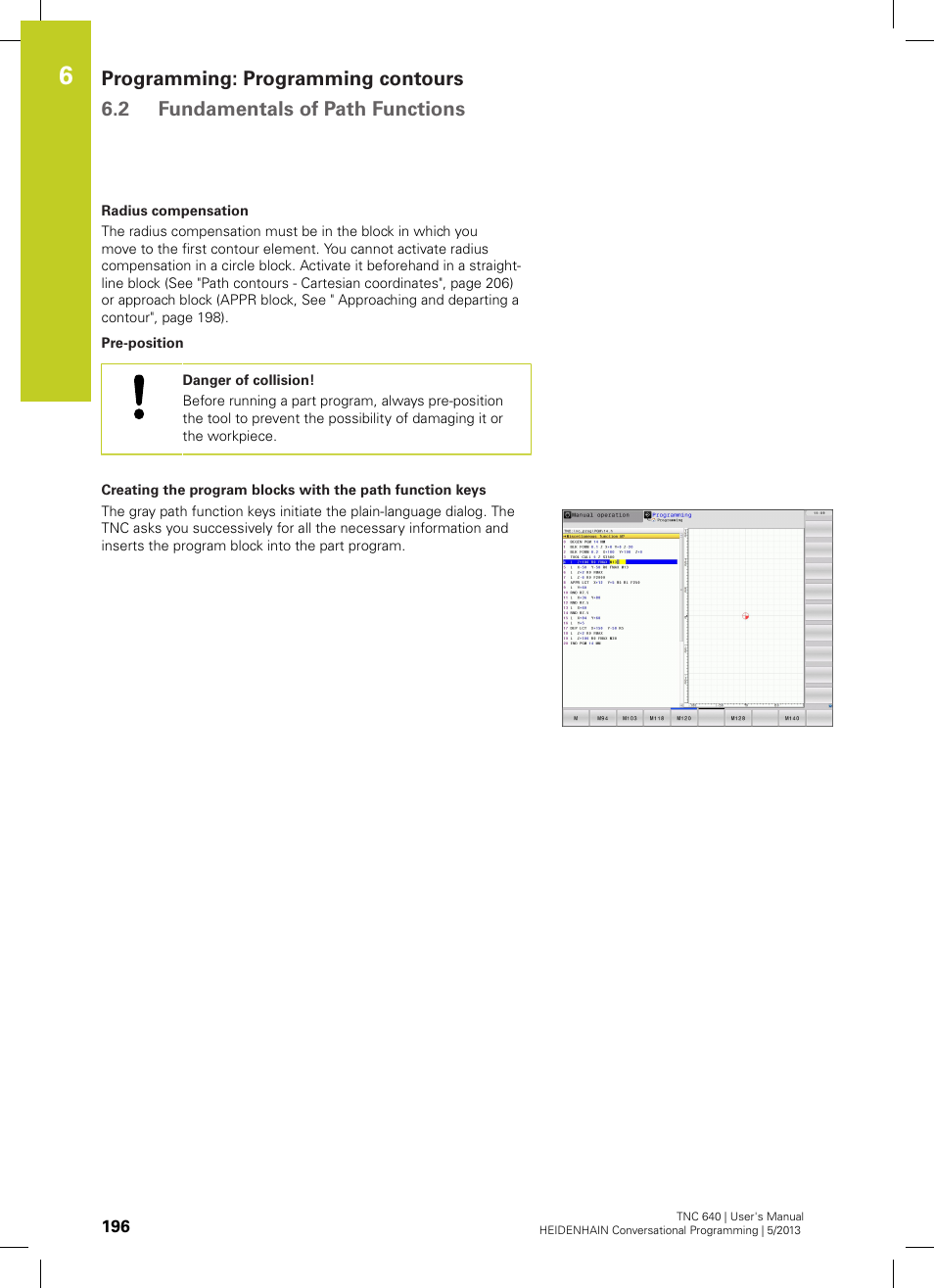 HEIDENHAIN TNC 640 (34059x-02) User Manual | Page 196 / 662