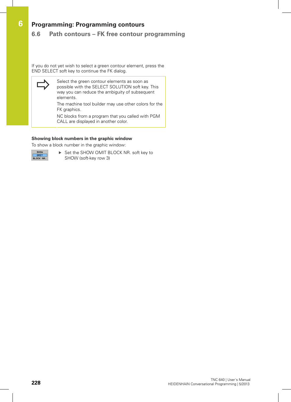 HEIDENHAIN TNC 640 (34059x-02) User Manual | Page 228 / 662