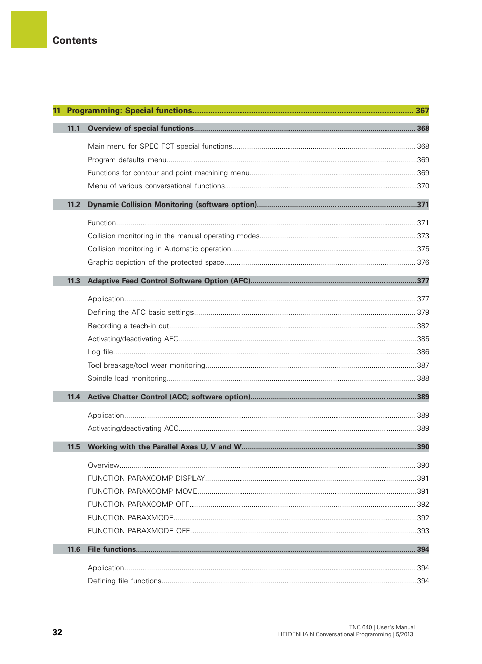 HEIDENHAIN TNC 640 (34059x-02) User Manual | Page 32 / 662