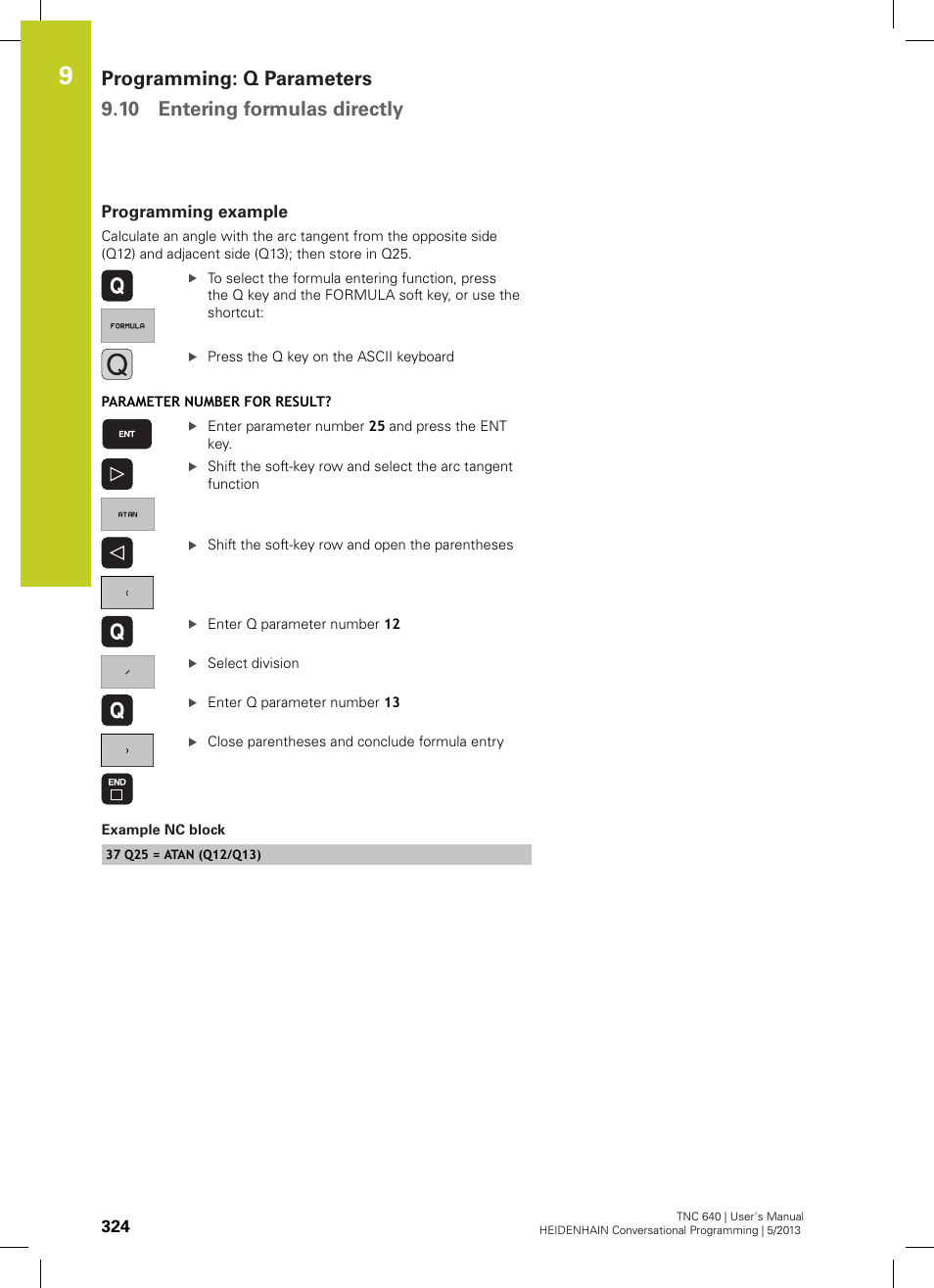 Programming example | HEIDENHAIN TNC 640 (34059x-02) User Manual | Page 324 / 662