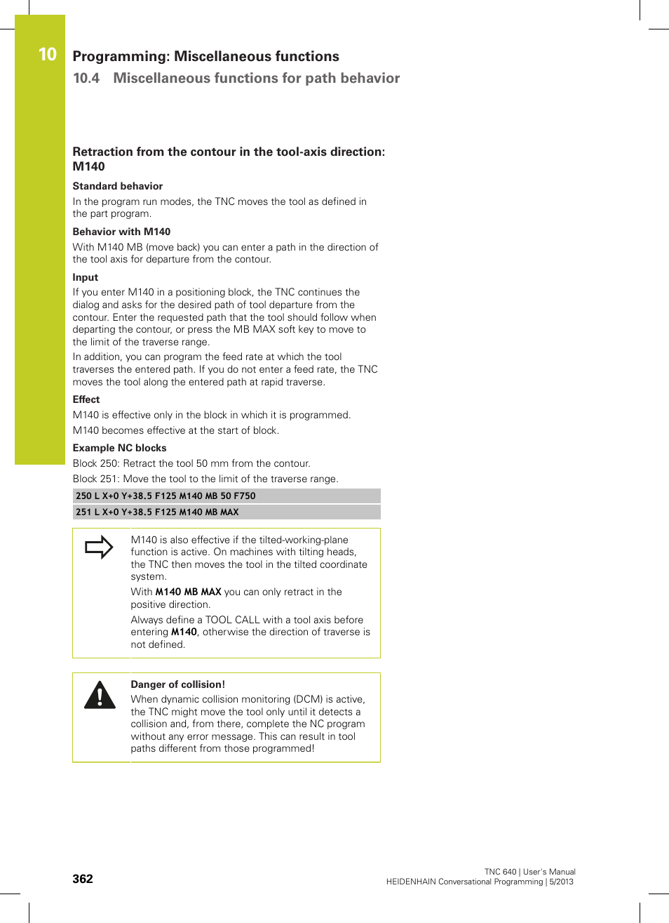 HEIDENHAIN TNC 640 (34059x-02) User Manual | Page 362 / 662