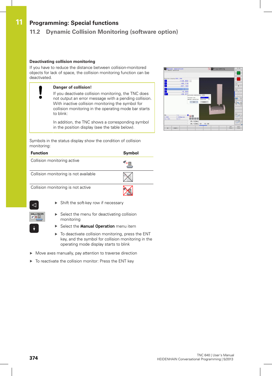 HEIDENHAIN TNC 640 (34059x-02) User Manual | Page 374 / 662