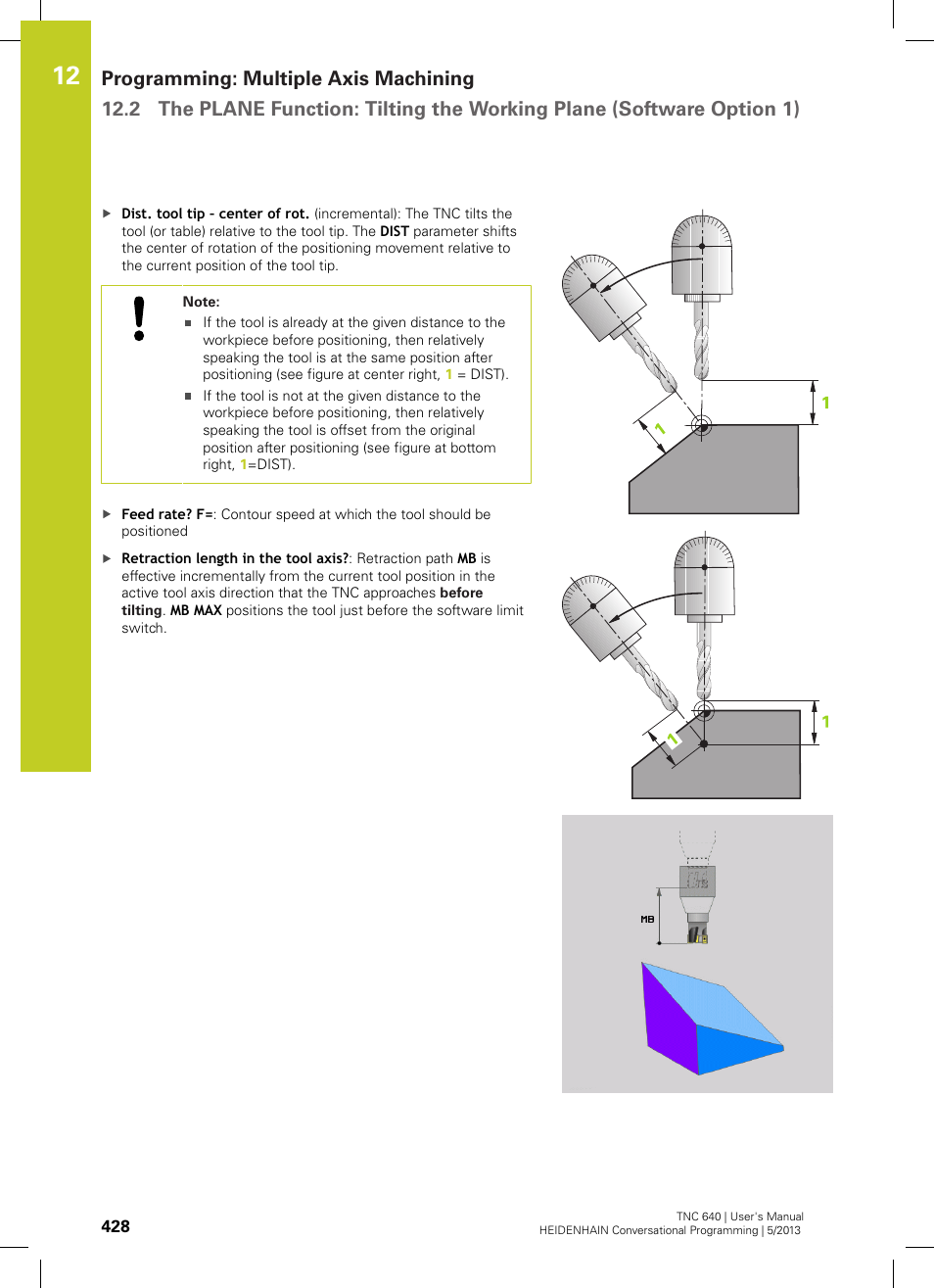 HEIDENHAIN TNC 640 (34059x-02) User Manual | Page 428 / 662