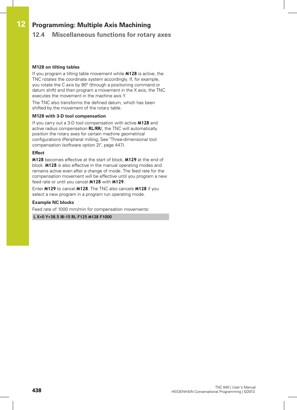 HEIDENHAIN TNC 640 (34059x-02) User Manual | Page 438 / 662