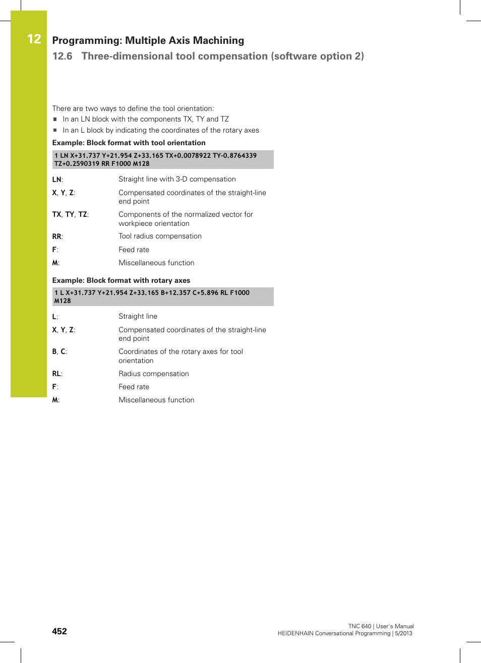 HEIDENHAIN TNC 640 (34059x-02) User Manual | Page 452 / 662