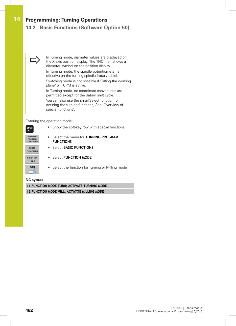 HEIDENHAIN TNC 640 (34059x-02) User Manual | Page 462 / 662