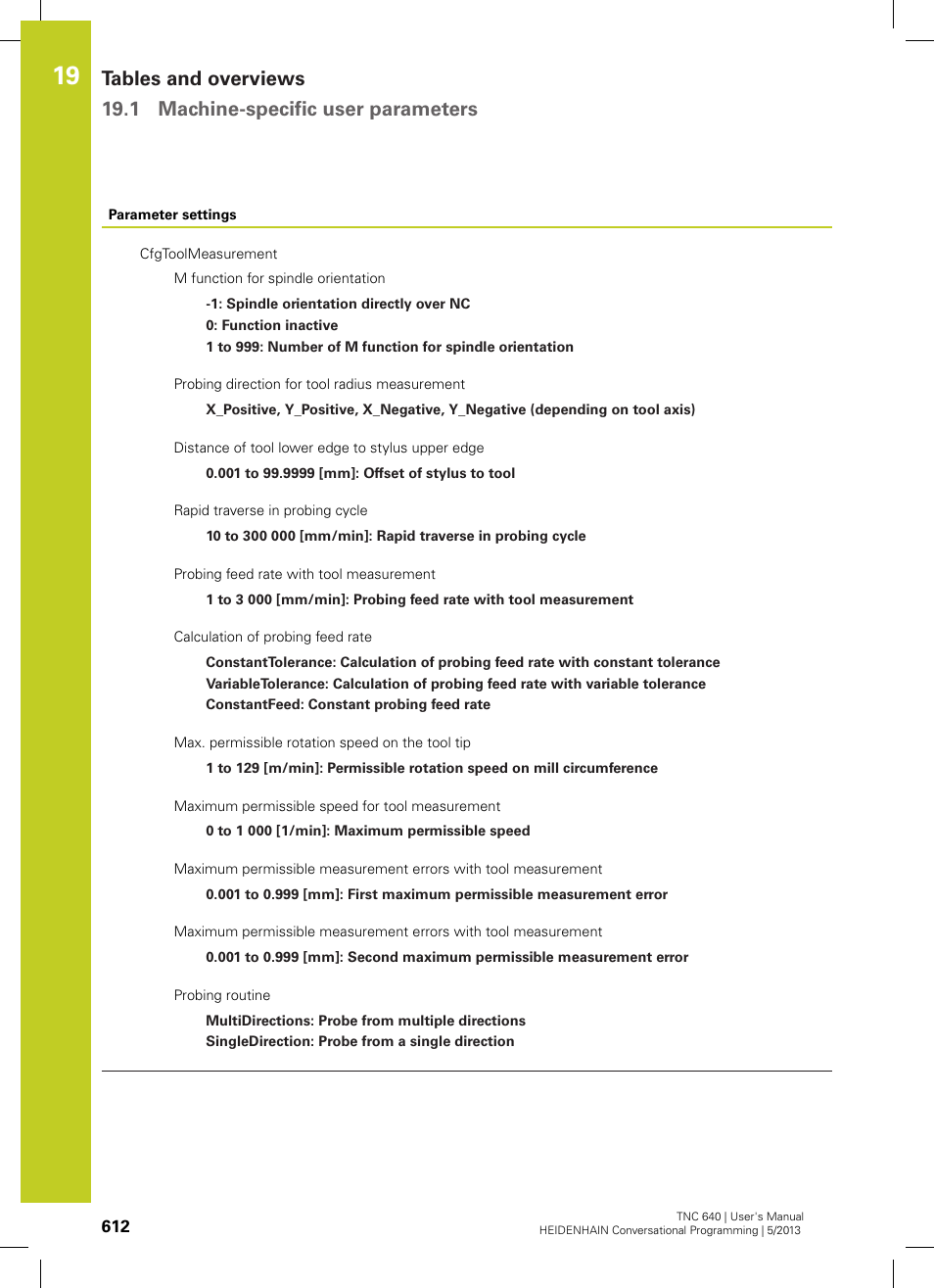 HEIDENHAIN TNC 640 (34059x-02) User Manual | Page 612 / 662