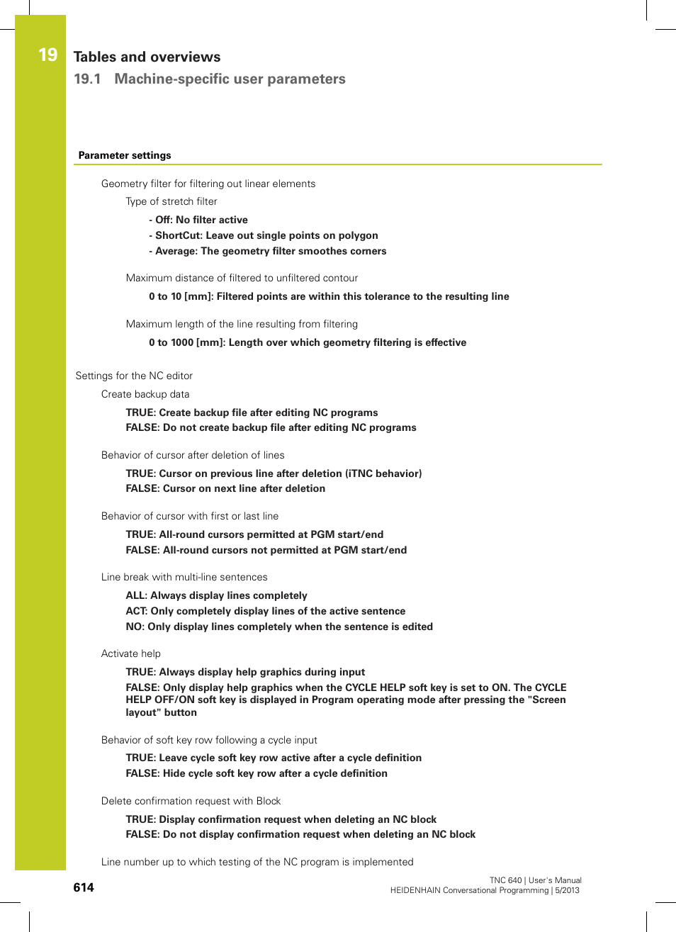 HEIDENHAIN TNC 640 (34059x-02) User Manual | Page 614 / 662